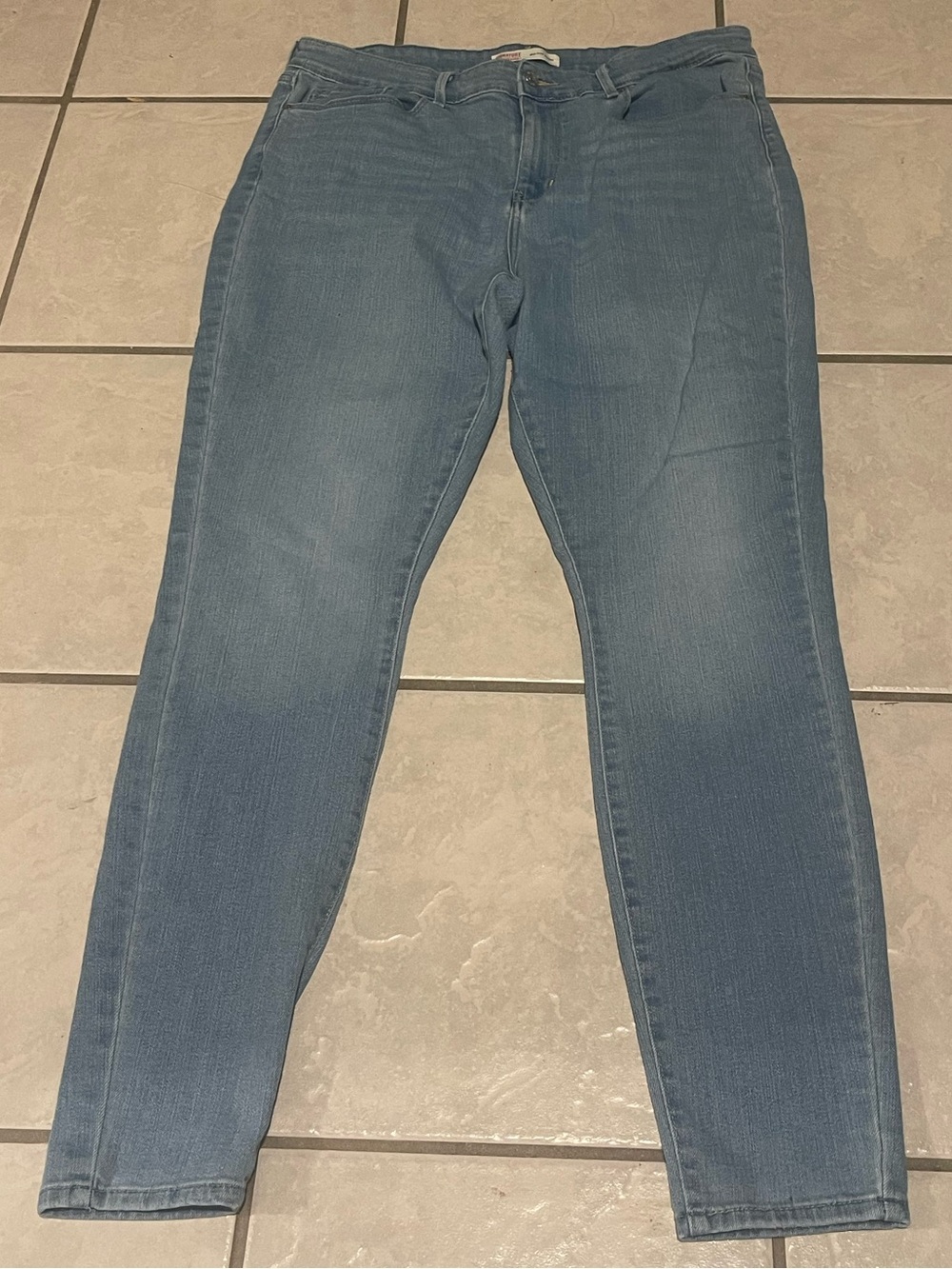 Signature by Levi Strauss Light Blue Skinny Jeans Size 16L
